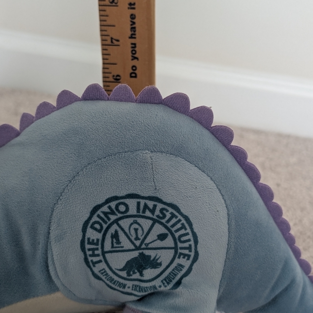 Disney Animal Kingdom 15” Aladar Dinoland Dino Institute Blue Iguanodon Plush - Picture 12 of 14